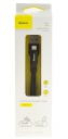 Data кабель USB Baseus CALMBJ-B01 для iPhone 5/6, плоский, 23mm черный
