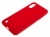 Силиконовый чехол TPU Case матовый для Samsung A01 красный