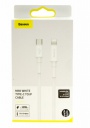 Data кабель USB Baseus CATLSW-02 Type-C - iPhone,1м белый