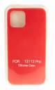 Hакладка Silicone Cover для iPhone 12/12 Pro, красный (9)