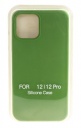 Hакладка Silicone Cover для iPhone 12/12 Pro, зеленый (17)