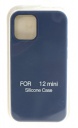 Hакладка Silicone Cover для iPhone 12 mini, синий (22)