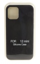 Hакладка Silicone Cover для iPhone 12 mini, черный (14)