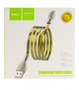 USB-кабель HOCO U52, 1.2 метр для iPhone 5/6 золотой