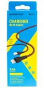 USB-кабель Borofone BX39, 1 метр для iPhone 5/6 черно-красный