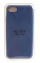 накладка Silicone Case для iPhone 7/8 4,7 синяя (20) без логотипа
