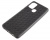 Силиконовая накладка плетенная Samsung A21S, черная