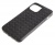Силиконовая накладка плетенная Iphone 12 Pro Max, черная