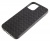 Силиконовая накладка плетенная Iphone 12 Pro, черная