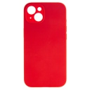 Silicone  Cover для Iphone 13 красный без логотипа