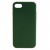 накладка Silicone Case для iPhone 7/8 4,7 темно-зеленая (22) без логотипа