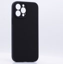 Silicone  Cover для Iphone 13 Pro черный без логотипа
