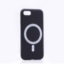 Чехол Silicone Case MageSafe для iPhone 7/8, черный