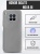 Силиконовый чехол TPU Case матовый для Huawei Honor 50 lite светло-серый